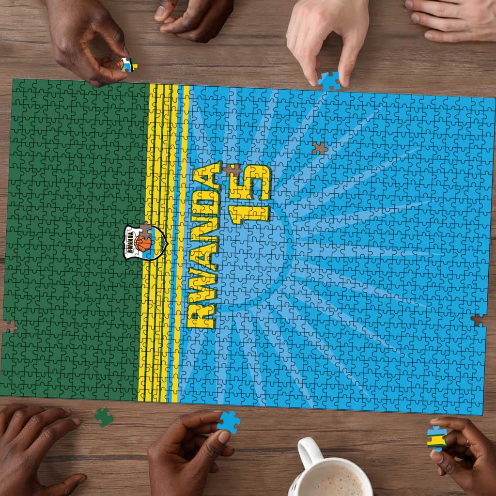 Custom Rwanda Basketball Puzzle Go Champions