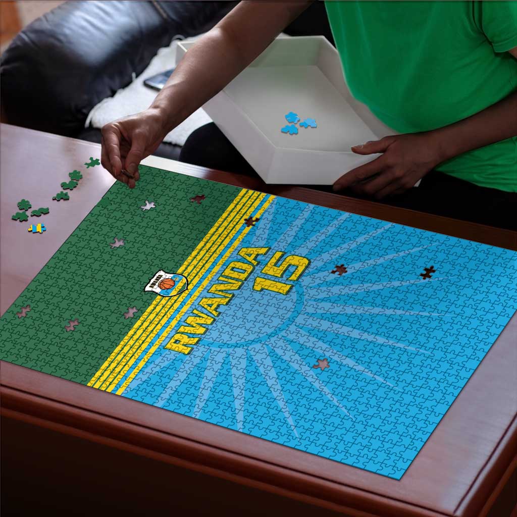 Custom Rwanda Basketball Puzzle Go Champions