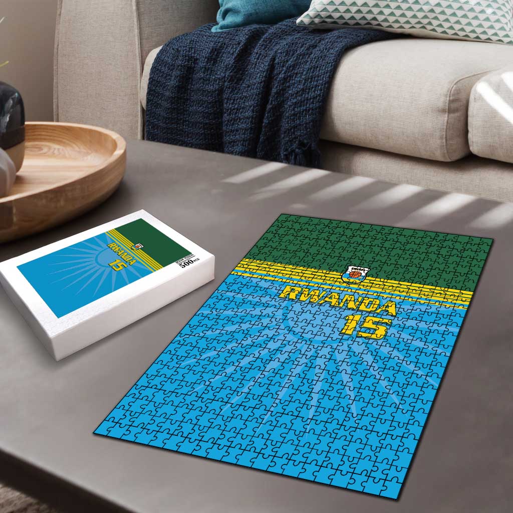 Custom Rwanda Basketball Puzzle Go Champions