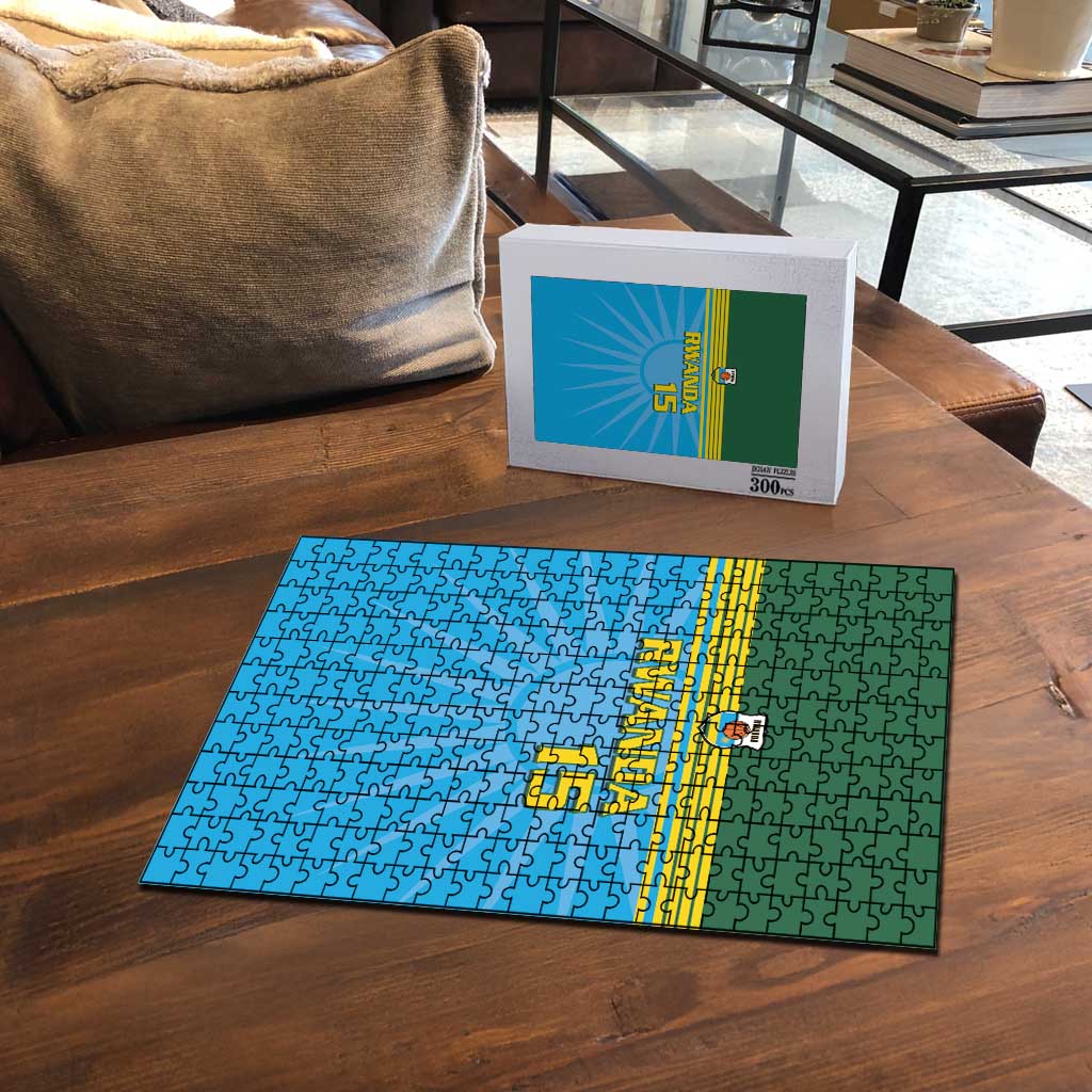 Custom Rwanda Basketball Puzzle Go Champions