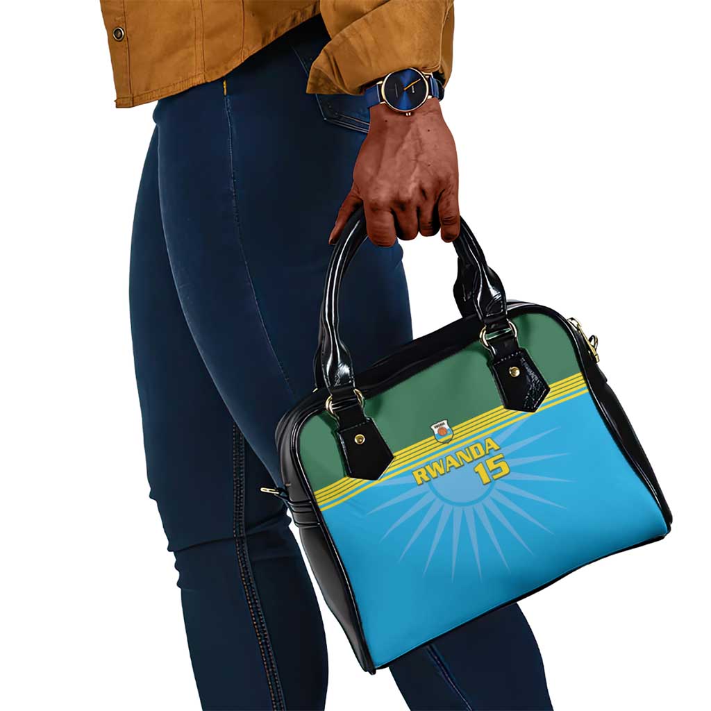 Afro Basketball Rwanda Custom Shoulder Handbag Go Champions - African Pride