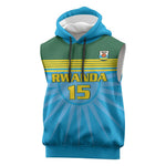 Afro Basketball Rwanda Custom Sleeveless Hoodie Go Champions - African Pride