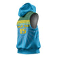 Afro Basketball Rwanda Custom Sleeveless Hoodie Go Champions - African Pride