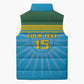 Custom Rwanda Basketball Sleeveless Puffer Jacket Go Champions