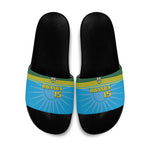 Custom Rwanda Basketball Slide Sandals Go Champions