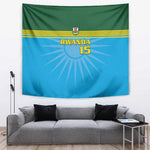 Afro Basketball Rwanda Custom Tapestry Go Champions - African Pride