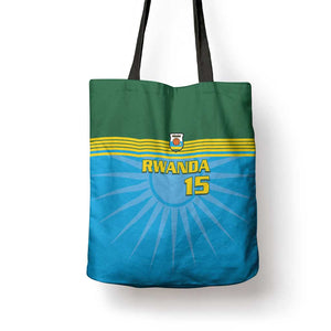 Custom Rwanda Basketball Tote Bag Go Champions