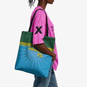 Custom Rwanda Basketball Tote Bag Go Champions