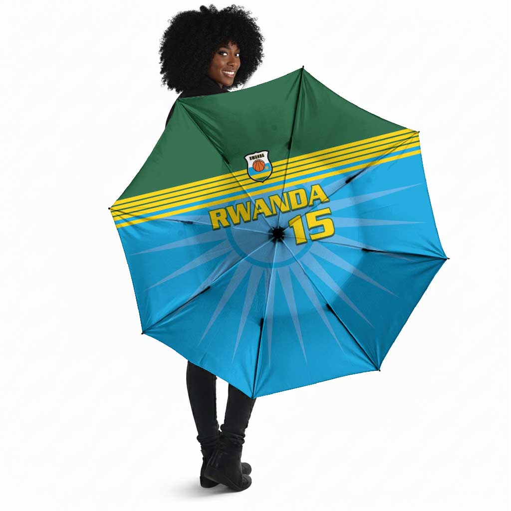 Custom Rwanda Basketball Umbrella Go Champions