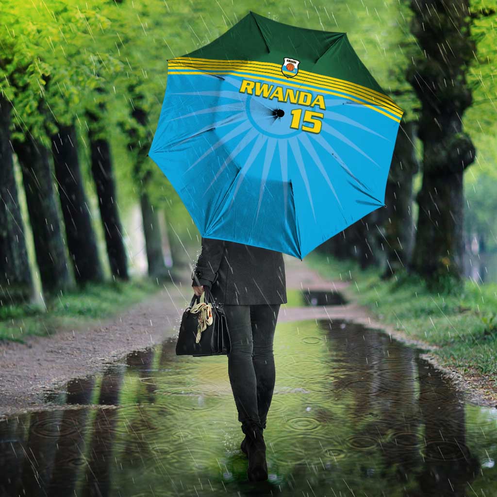 Custom Rwanda Basketball Umbrella Go Champions