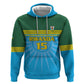 Afro Basketball Rwanda Custom Zip Hoodie Go Champions - African Pride