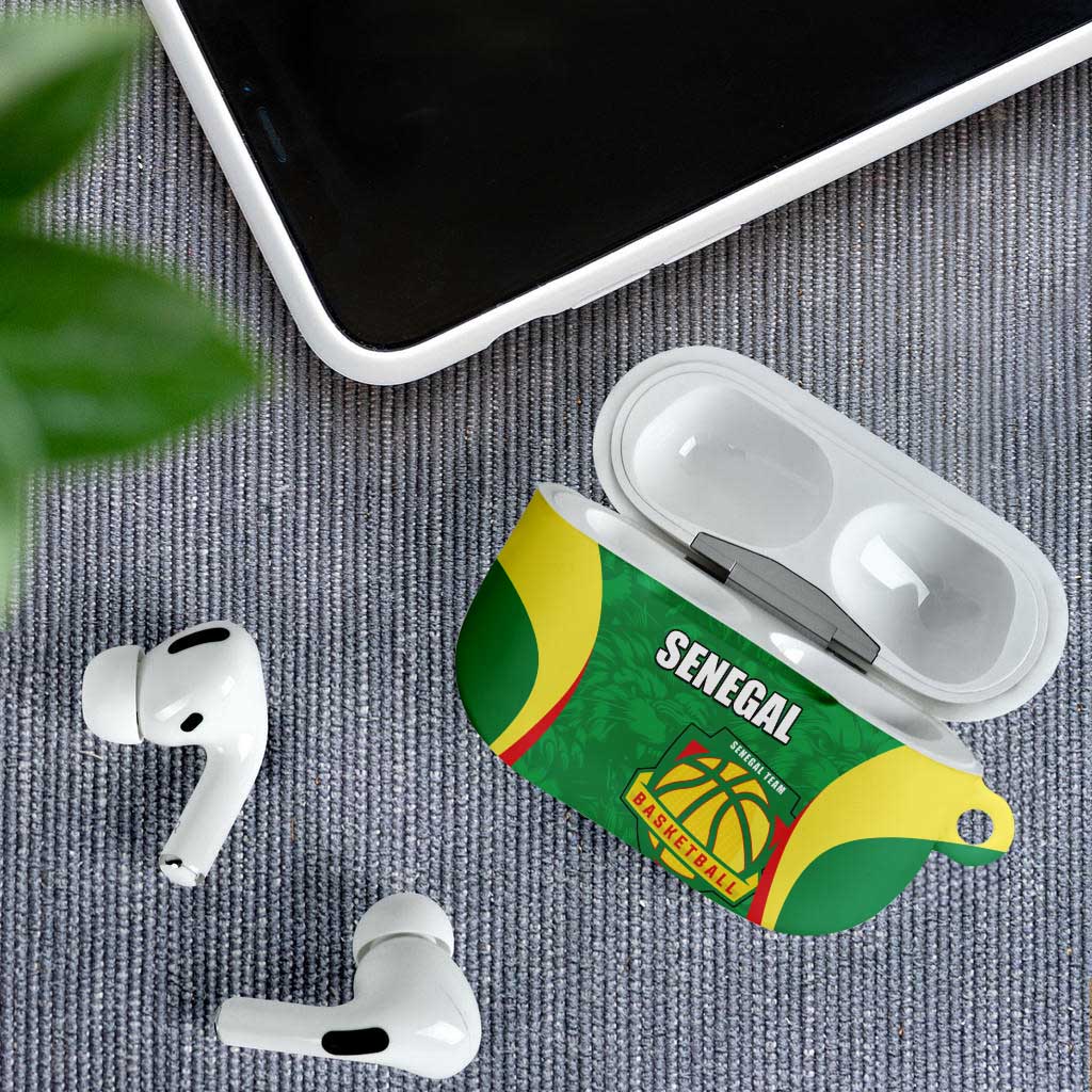 Custom Senegal Basketball AirPods Case Go Champions Lions