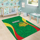 Afro Basketball Senegal Custom Area Rug Go Champions Lions - African Pride