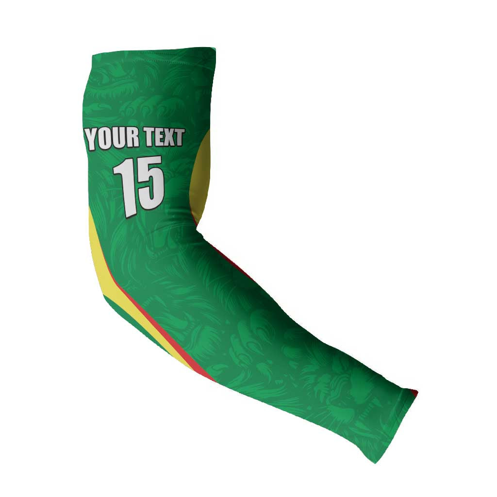 Custom Senegal Basketball Arm Sleeves Go Champions Lions