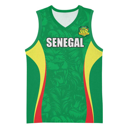 Afro Basketball Senegal Custom Basketball Jersey Go Champions Lions LT15