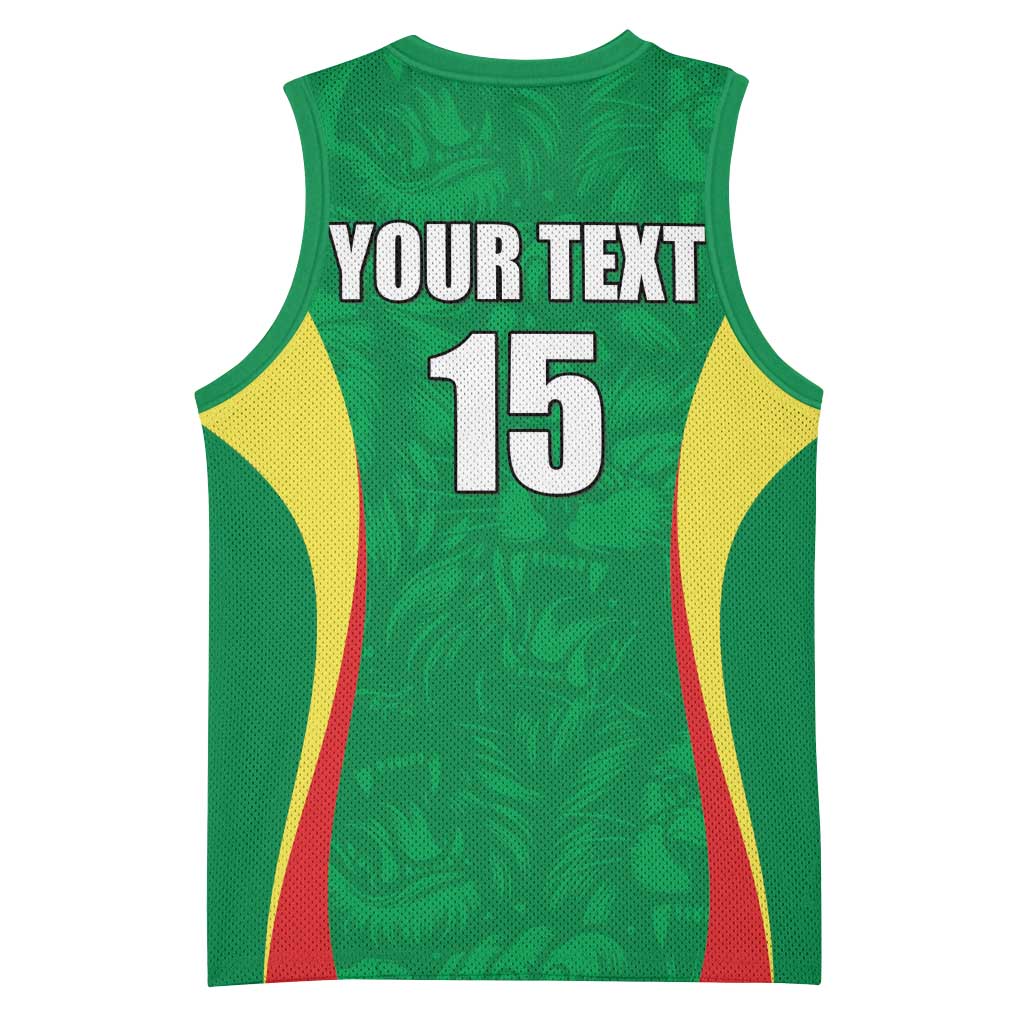 Afro Basketball Senegal Custom Basketball Jersey Go Champions Lions LT15