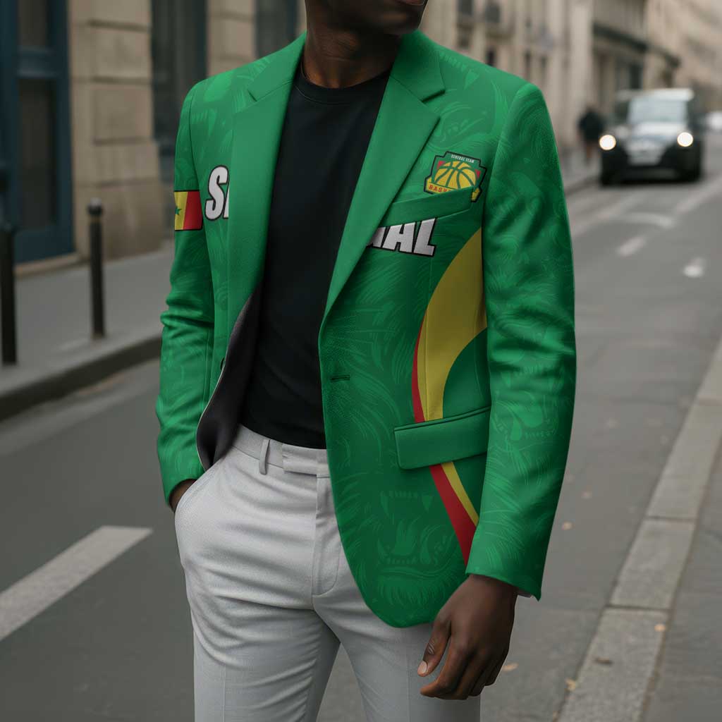 Custom Senegal Basketball Blazer Go Champions Lions