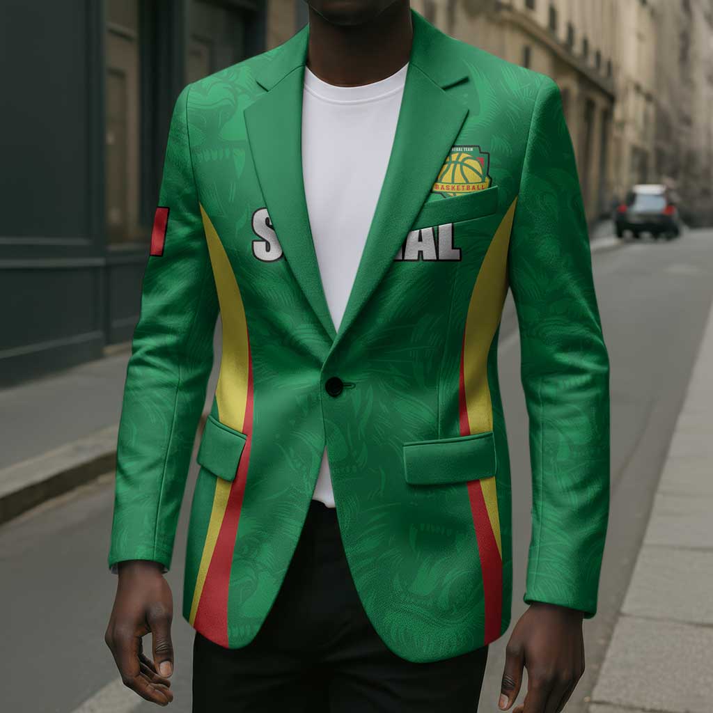 Custom Senegal Basketball Blazer Go Champions Lions