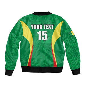 Afro Basketball Senegal Custom Bomber Jacket Go Champions Lions - African Pride
