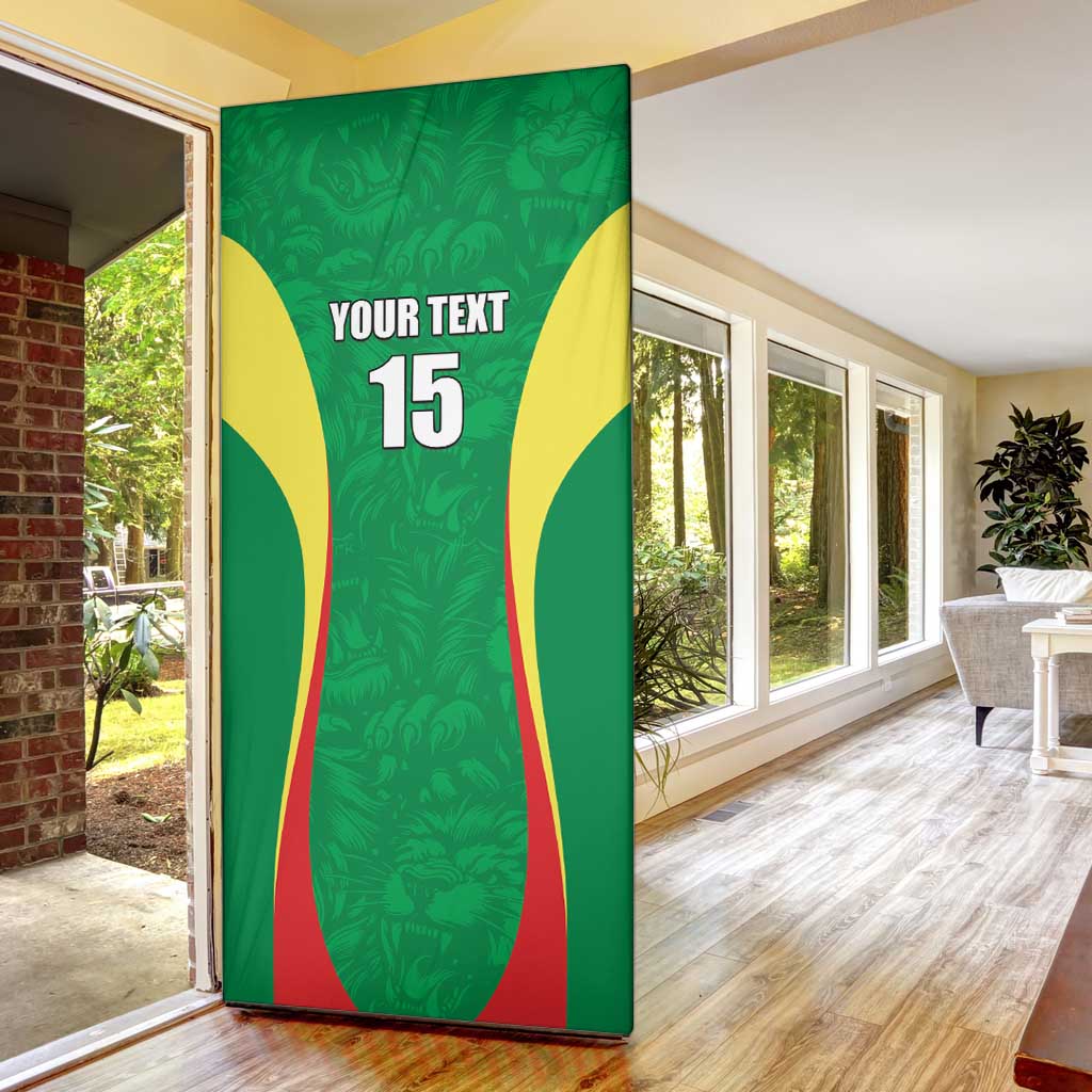 Custom Senegal Basketball Door Cover Go Champions Lions