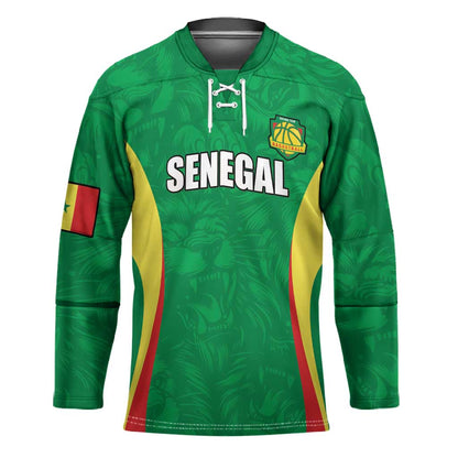 Custom Senegal Basketball Hockey Jersey Go Champions Lions