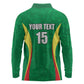 Afro Basketball Senegal Custom Long Sleeve Polo Shirt Go Champions Lions - African Pride