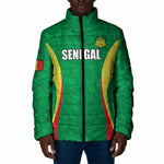 Custom Senegal Basketball Padded Jacket Go Champions Lions