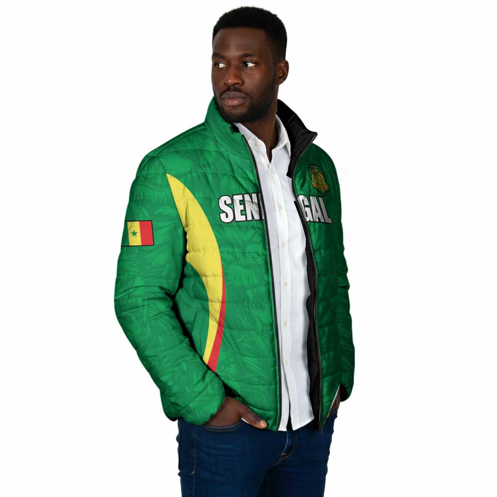 Custom Senegal Basketball Padded Jacket Go Champions Lions