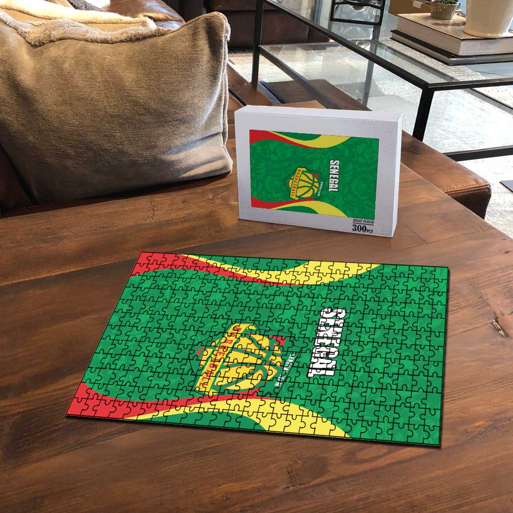Custom Senegal Basketball Puzzle Go Champions Lions