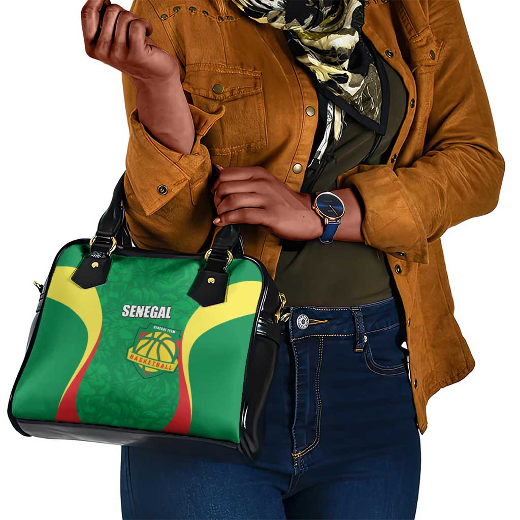 Afro Basketball Senegal Custom Shoulder Handbag Go Champions Lions - African Pride