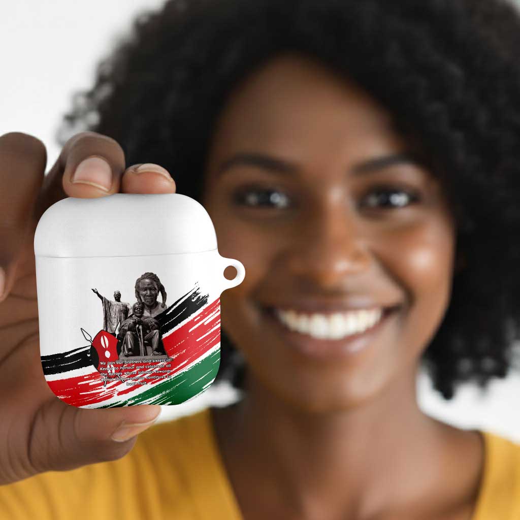 Kenya Mashujaa Day AirPods Case Kenyan Heroes