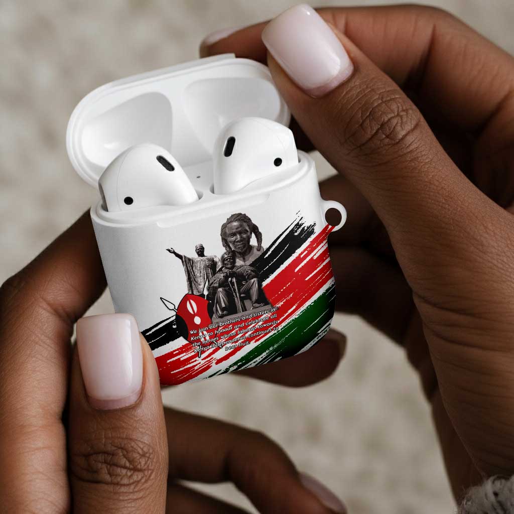 Kenya Mashujaa Day AirPods Case Kenyan Heroes