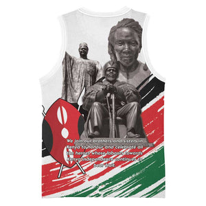 Happy Kenya Heroes Day Basketball Jersey Kenyan Heroes LT15