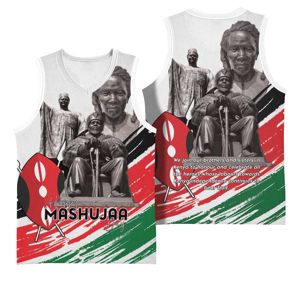 Happy Kenya Heroes Day Basketball Jersey Kenyan Heroes LT15