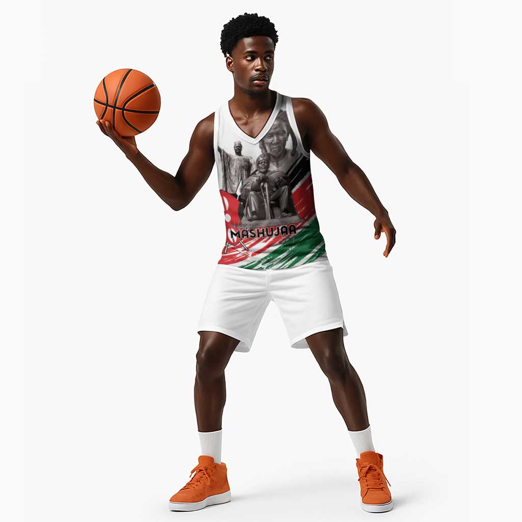 Happy Kenya Heroes Day Basketball Jersey Kenyan Heroes LT15