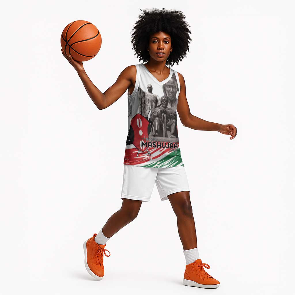 Happy Kenya Heroes Day Basketball Jersey Kenyan Heroes LT15
