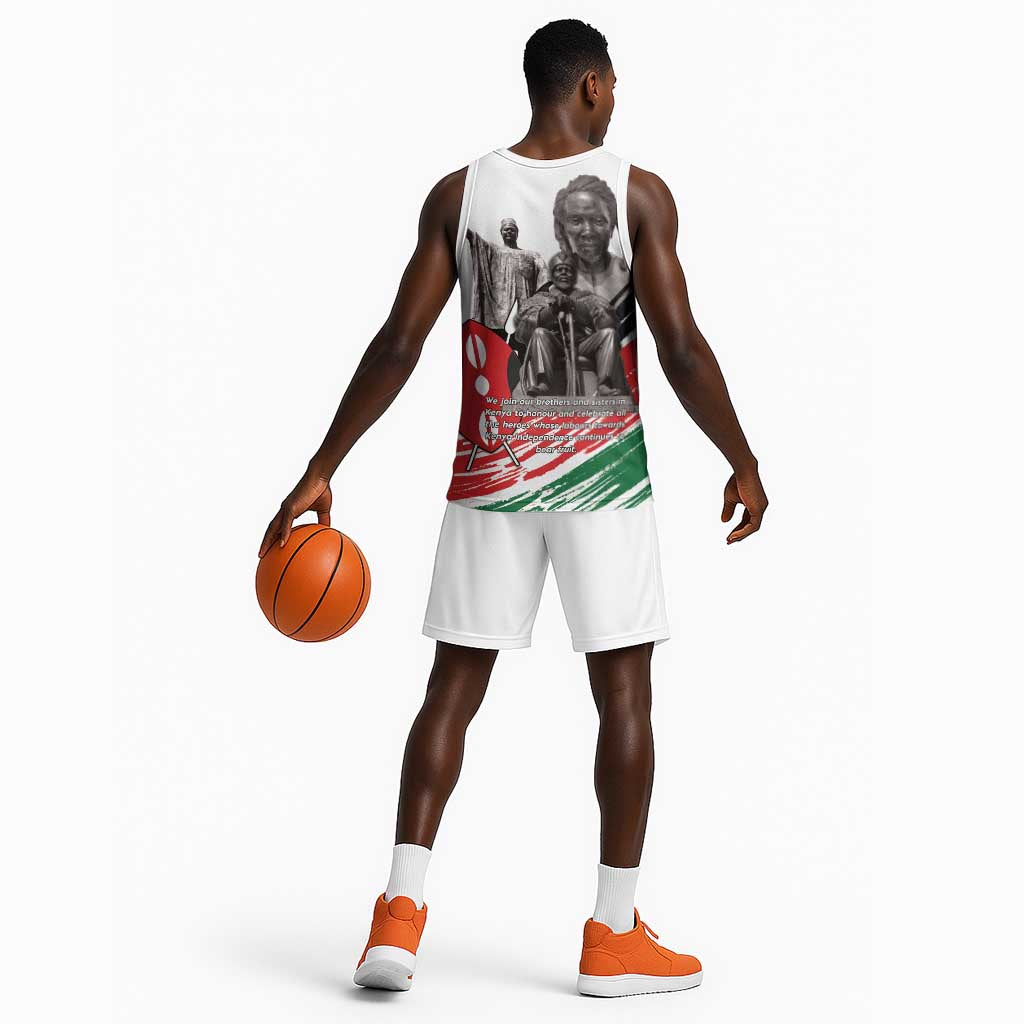 Happy Kenya Heroes Day Basketball Jersey Kenyan Heroes LT15