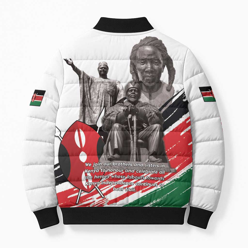 Kenya Mashujaa Day Bomber Puffer Jacket Kenyan Heroes