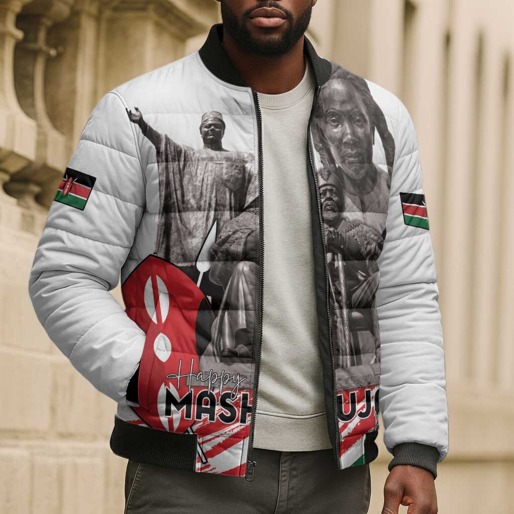 Kenya Mashujaa Day Bomber Puffer Jacket Kenyan Heroes