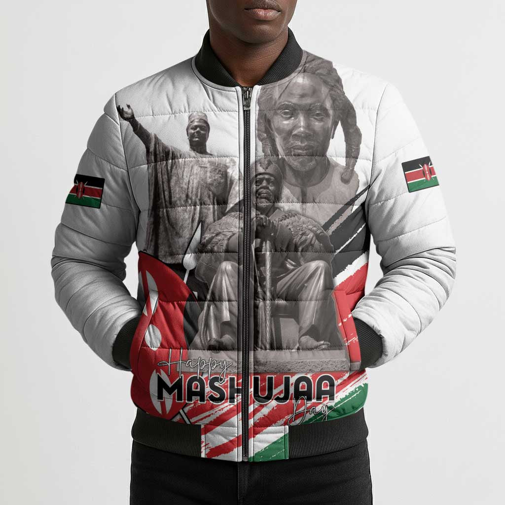 Kenya Mashujaa Day Bomber Puffer Jacket Kenyan Heroes