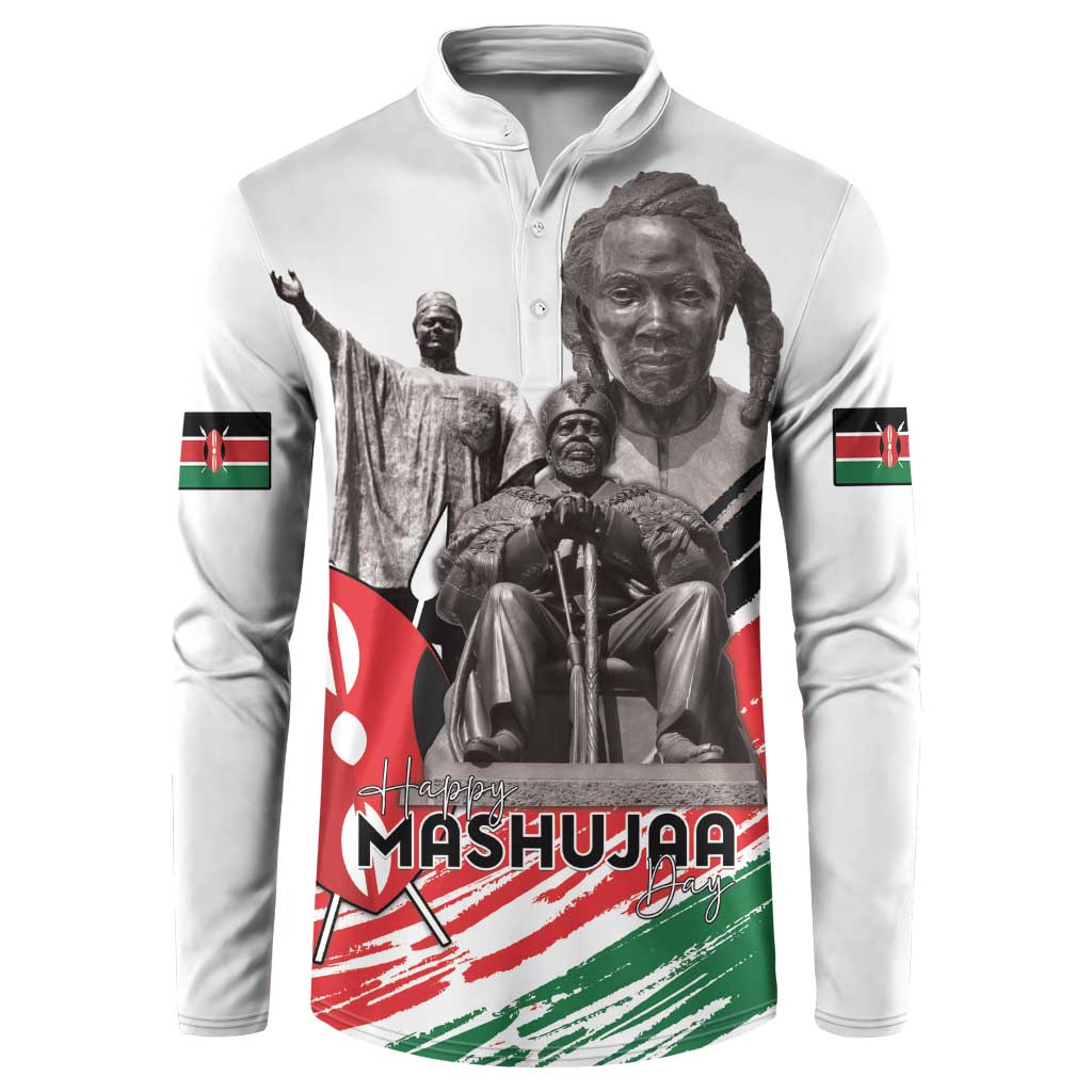 Kenya Mashujaa Day Button Sweatshirt Kenyan Heroes