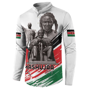 Kenya Mashujaa Day Button Sweatshirt Kenyan Heroes