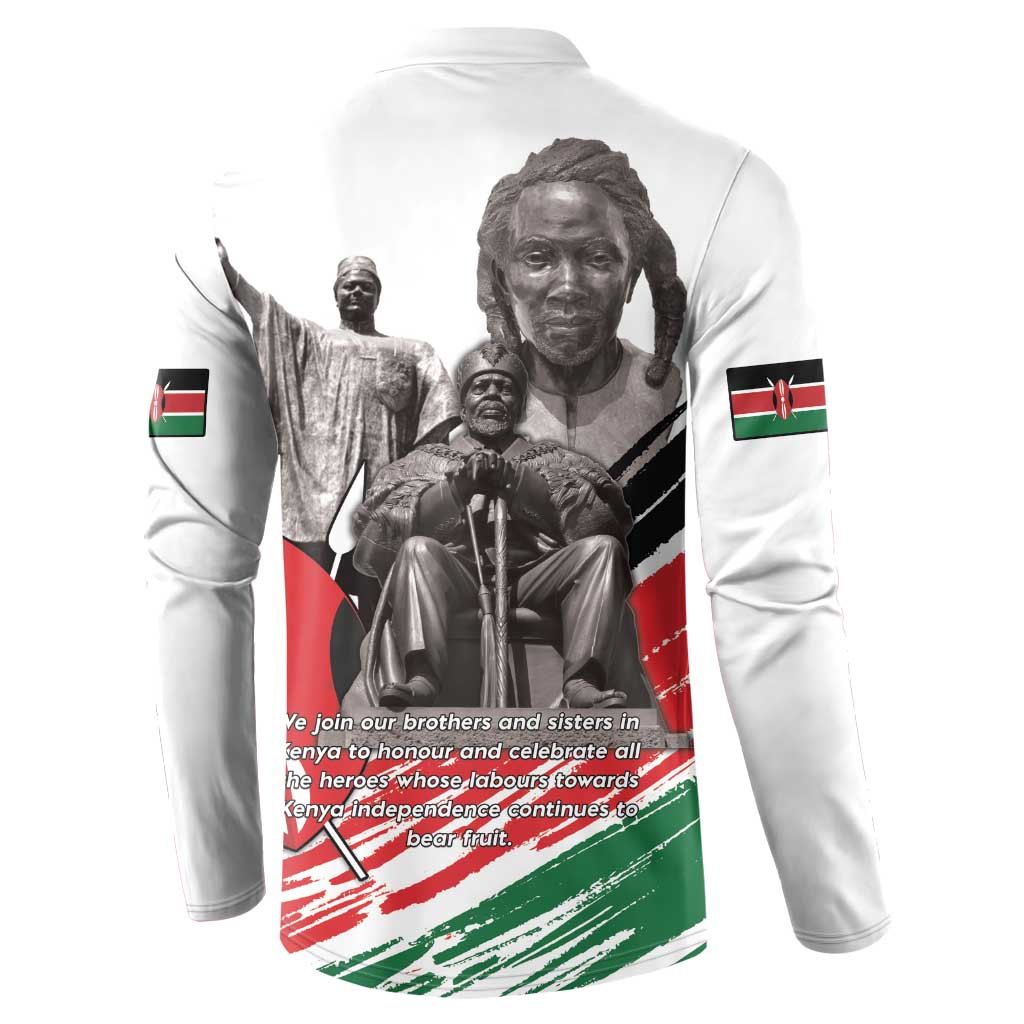 Kenya Mashujaa Day Button Sweatshirt Kenyan Heroes