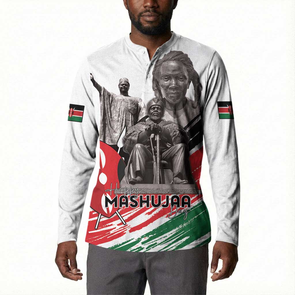 Kenya Mashujaa Day Button Sweatshirt Kenyan Heroes