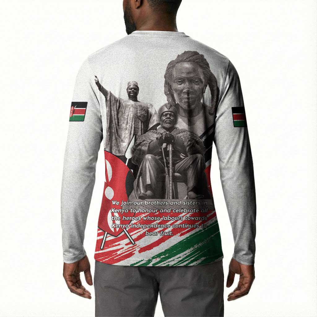 Kenya Mashujaa Day Button Sweatshirt Kenyan Heroes