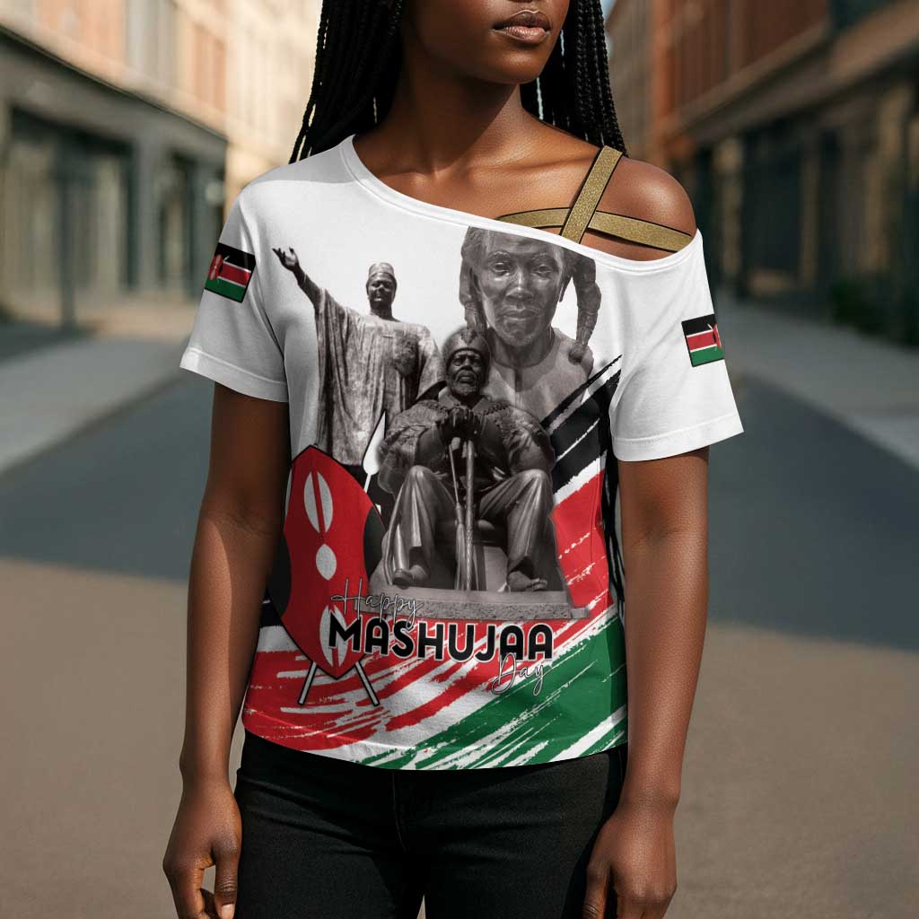 Kenya Mashujaa Day Cross Shoulder Shirt Kenyan Heroes