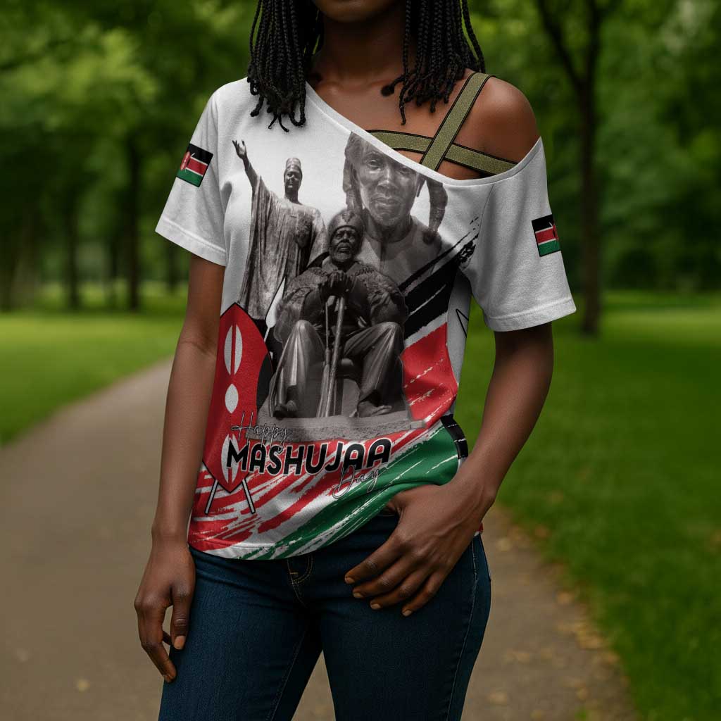 Kenya Mashujaa Day Cross Shoulder Shirt Kenyan Heroes