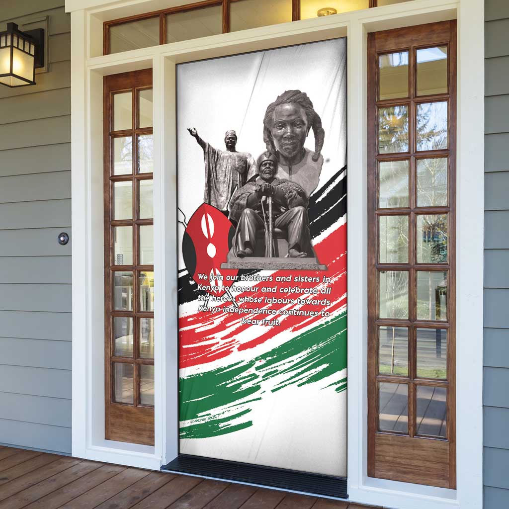 Kenya Mashujaa Day Door Cover Kenyan Heroes