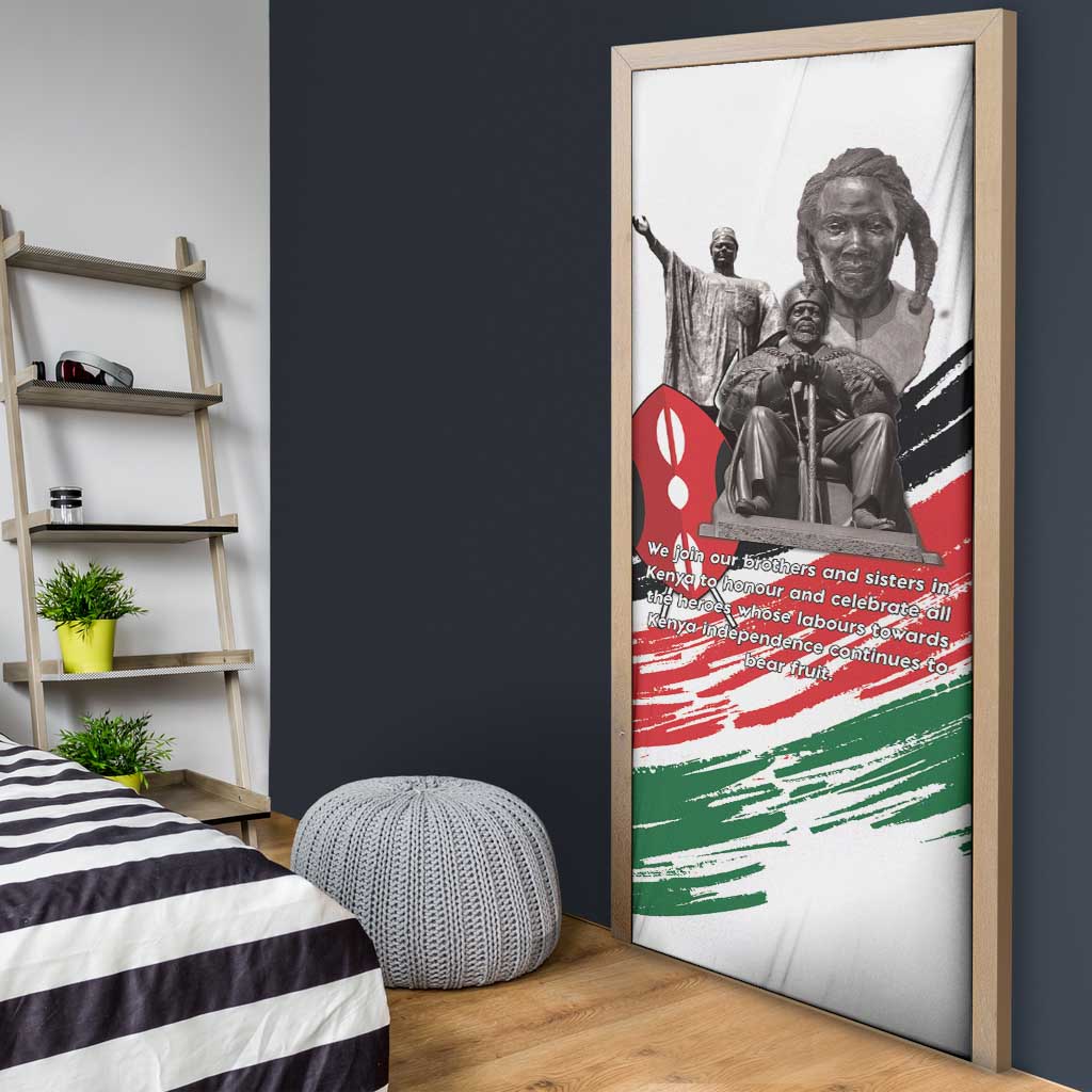 Kenya Mashujaa Day Door Cover Kenyan Heroes