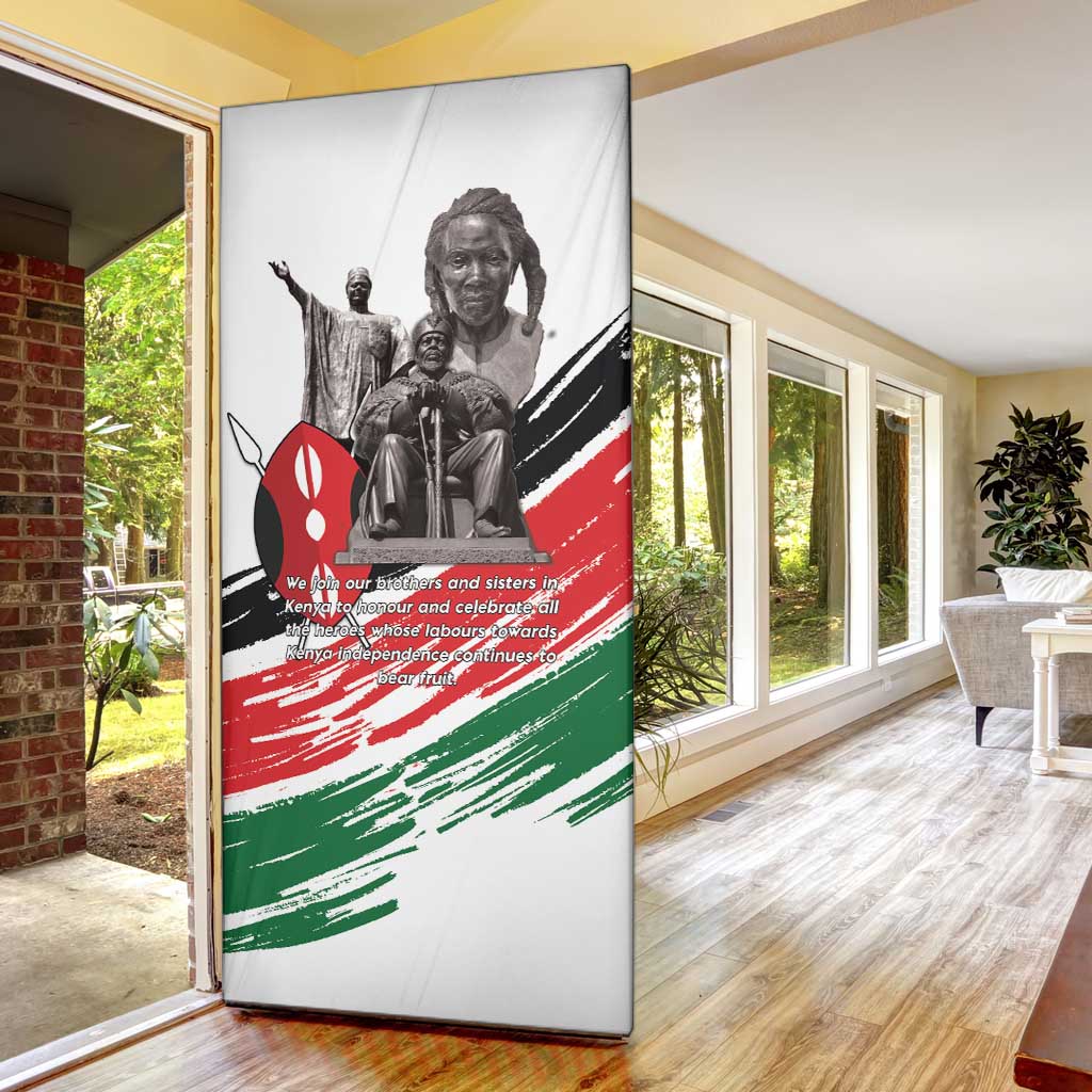 Kenya Mashujaa Day Door Cover Kenyan Heroes